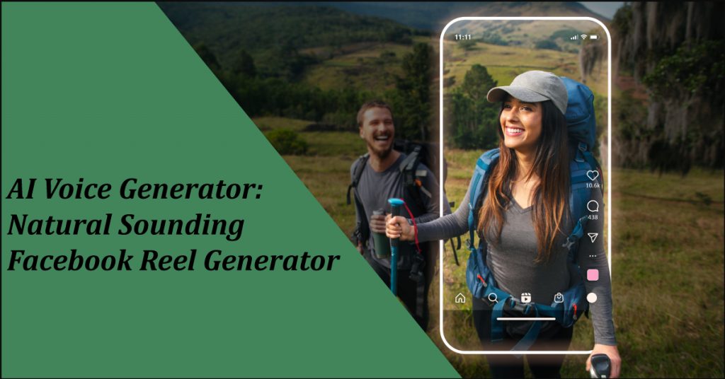 AI Voice Generator Natural Sounding Facebook Reel Generator