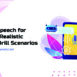 Text to Speech for Crafting Realistic Emergency Drill Scenarios